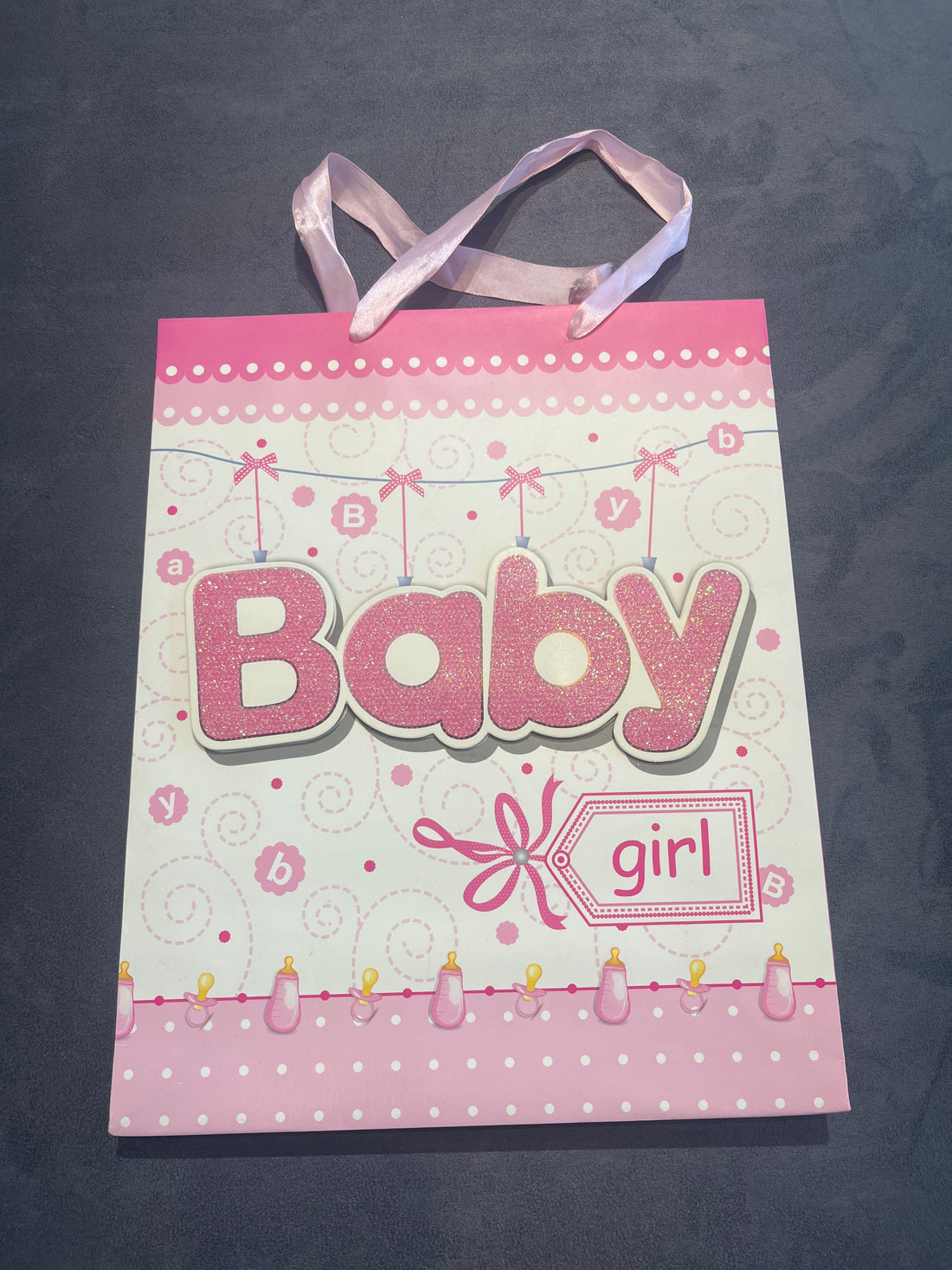 Baby girl pink color Gift bag