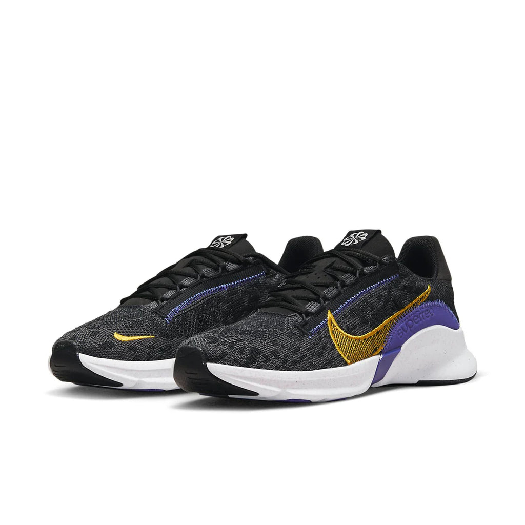 Nike(MEN) SuperRep Go 3 Next Nature Flyknit "أسود أصفر مغرة" - (DQ0305-001)