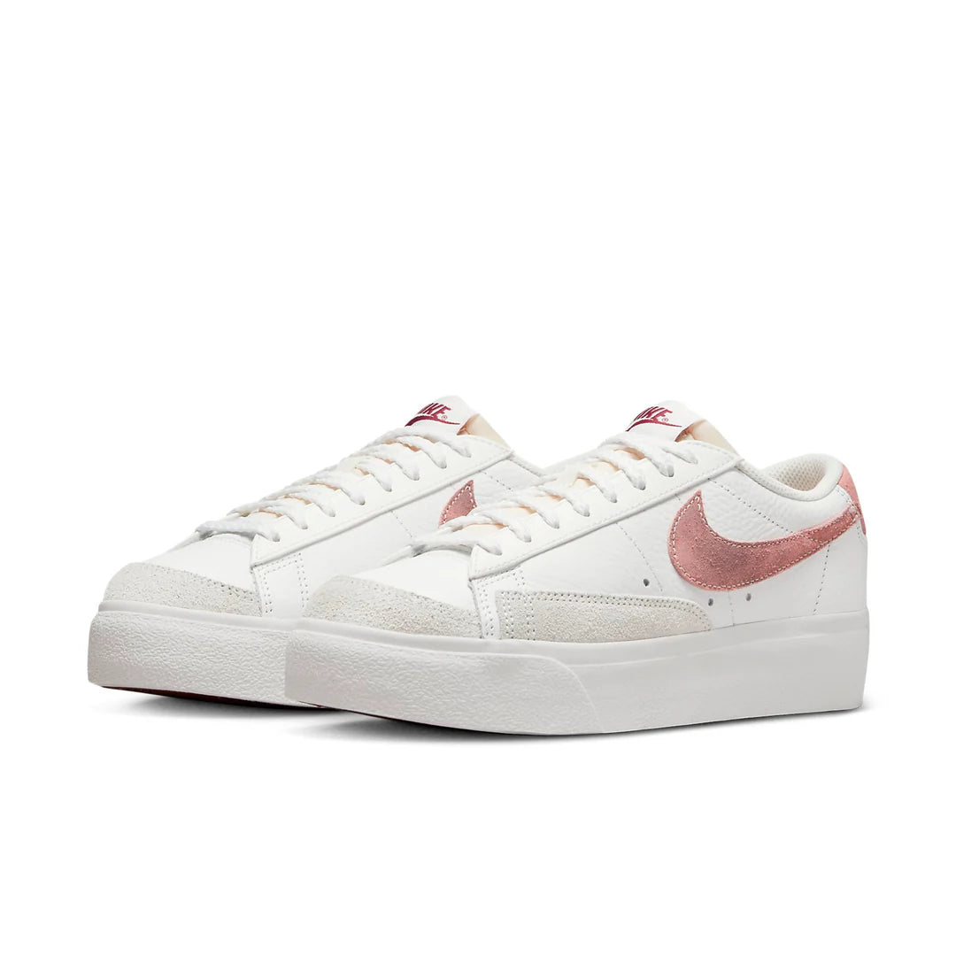 Nike(WMNS) Blazer Low Platform 'White Pink'Women's