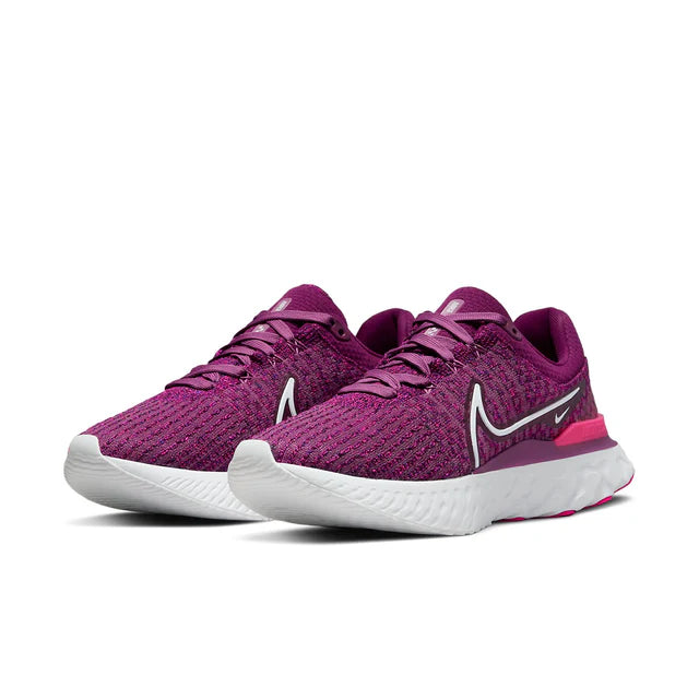 Nike React Infinity Run Flyknit 3 'Light Bordeaux' - (DD3024-500)