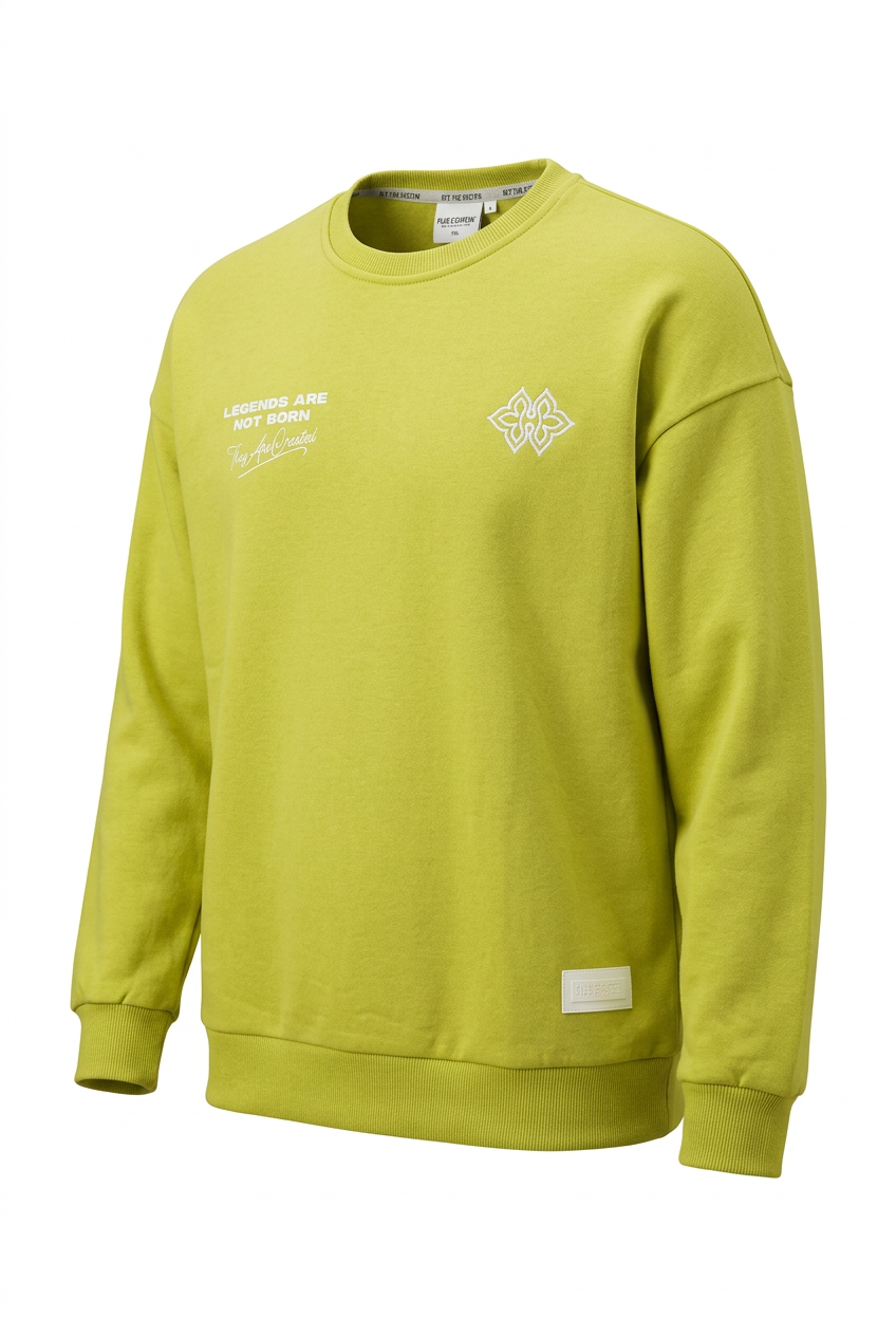 Plus Eighteen Comfort Fit Green Sweater (Style ST-5524)