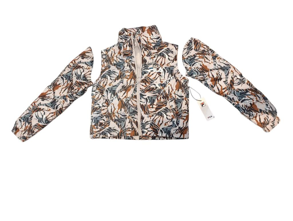 FILA  WOMEN JACKET LORETTA SNAPOFF SLV CROP PUFFR