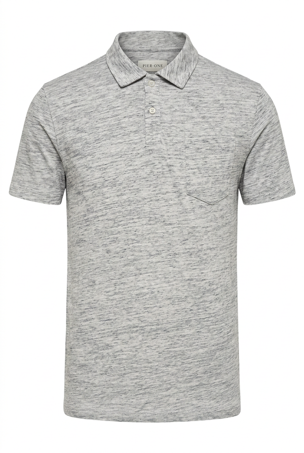 PIER ONE GREY COLOR POLO T-SHIRT