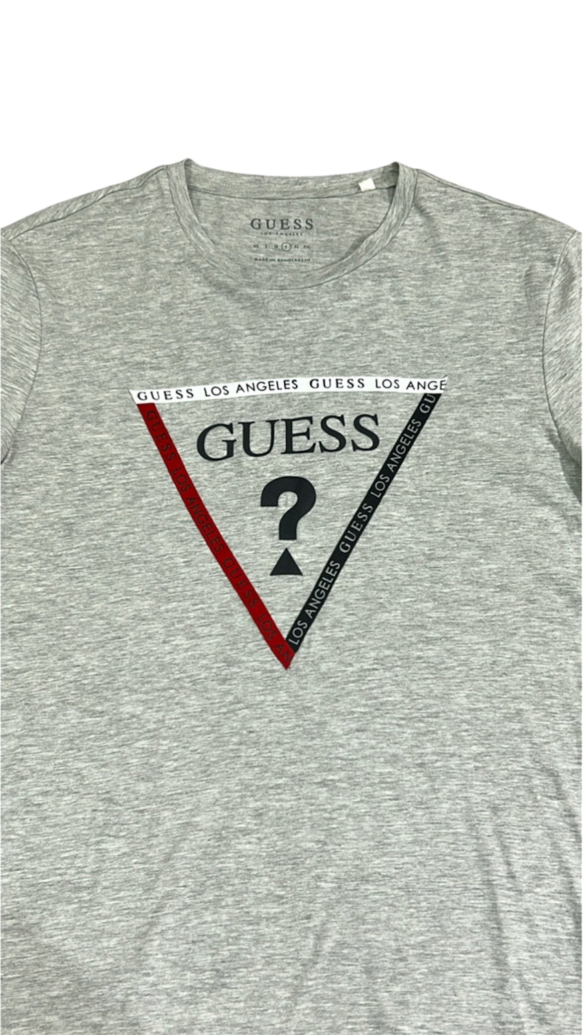 Guess Los Angeles Men’s Gray Cotton T-Shirt