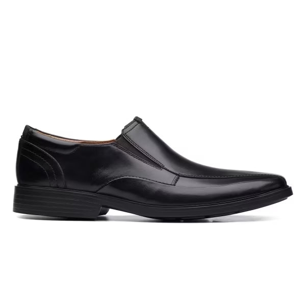 Clarks Ave Black Leather Men Shoes