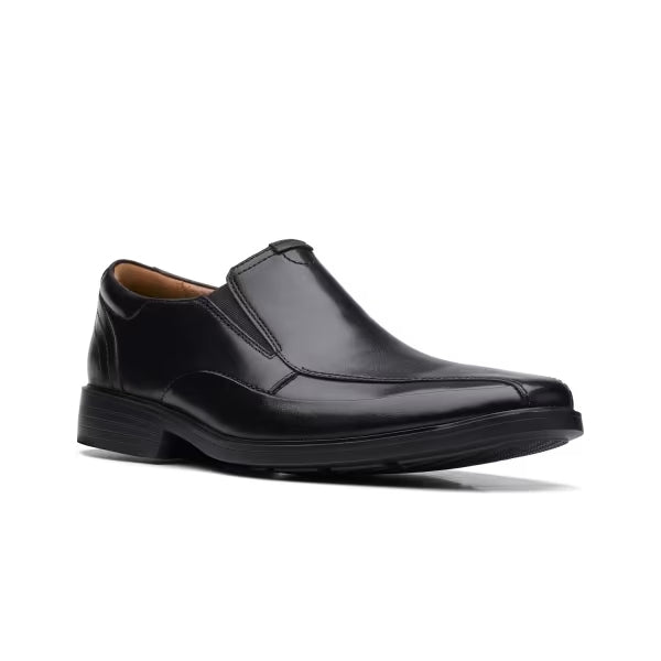 Clarks Ave Black Leather Men Shoes