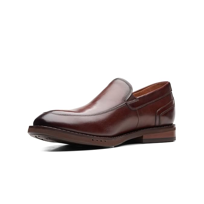 Clarks mens -brown Leat Loafer