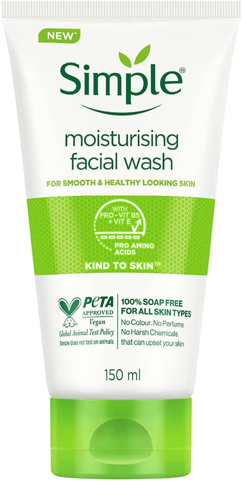 Simple Moisturizing Facial Wash Gentle & Hydrating | 50 ml