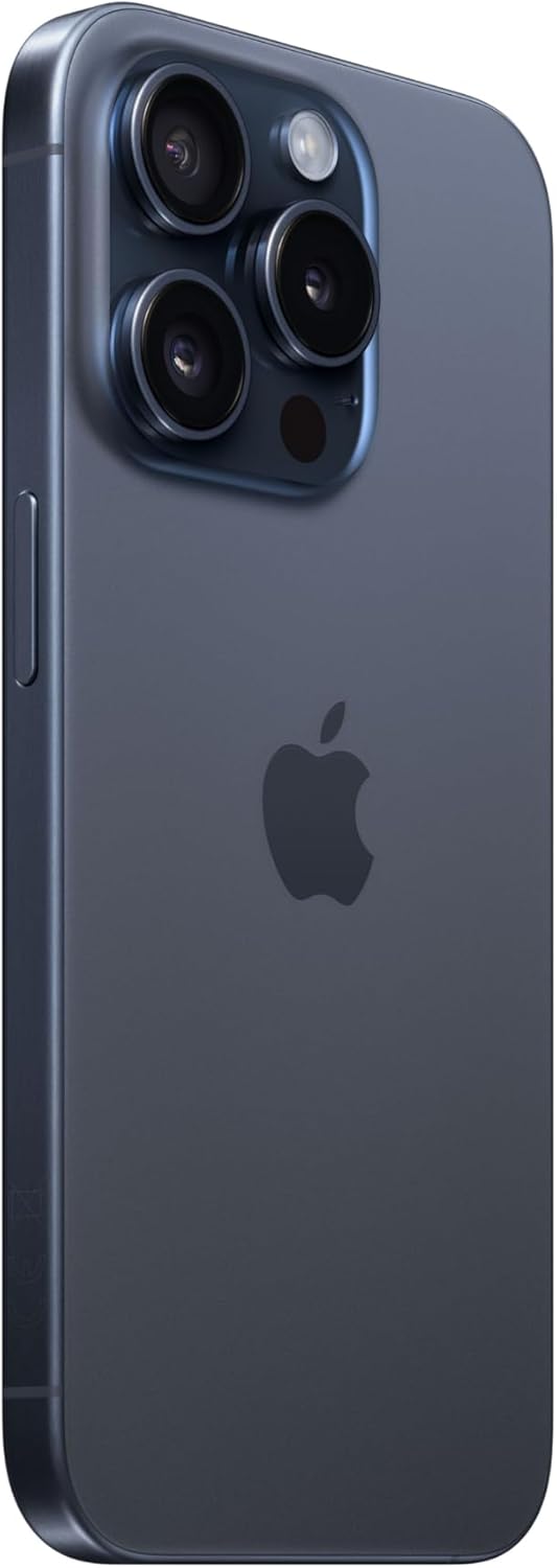 Apple iPhone 15 Pro Smartphone Blue Titanium