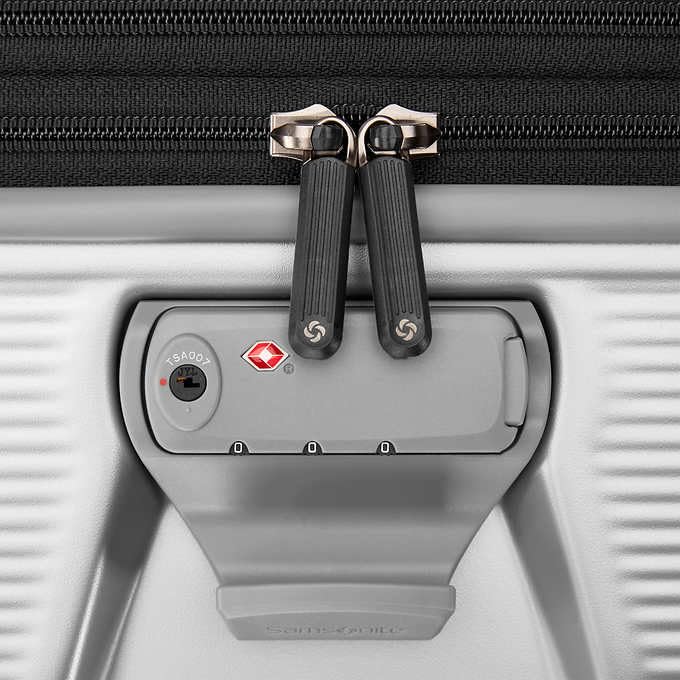 Samsonite Element XLT 2-Piece Set Hardside Set Silver (20 inch - 27 inch)