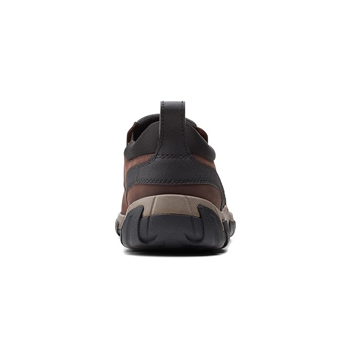 Clarks Men's Grove Step Brown Leather Slip On shoes(26153548)