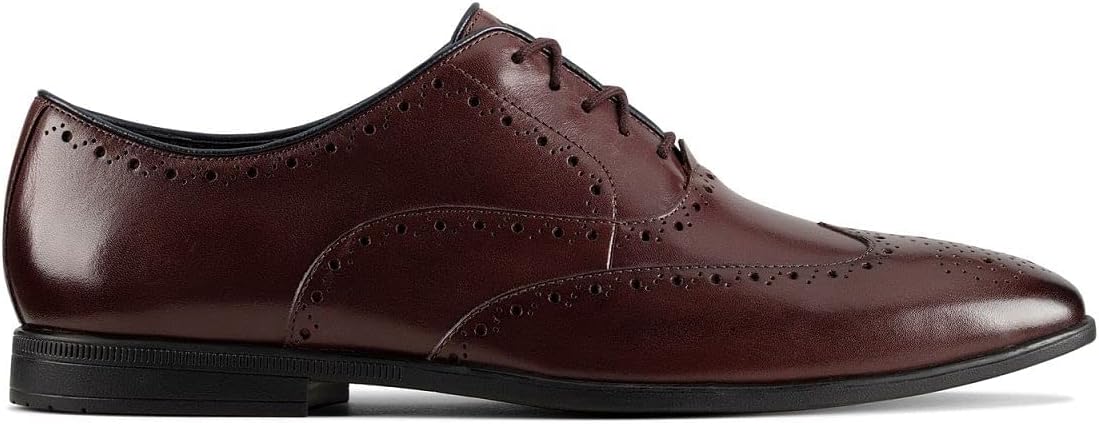 clarks bampton rhodes burgundy leather