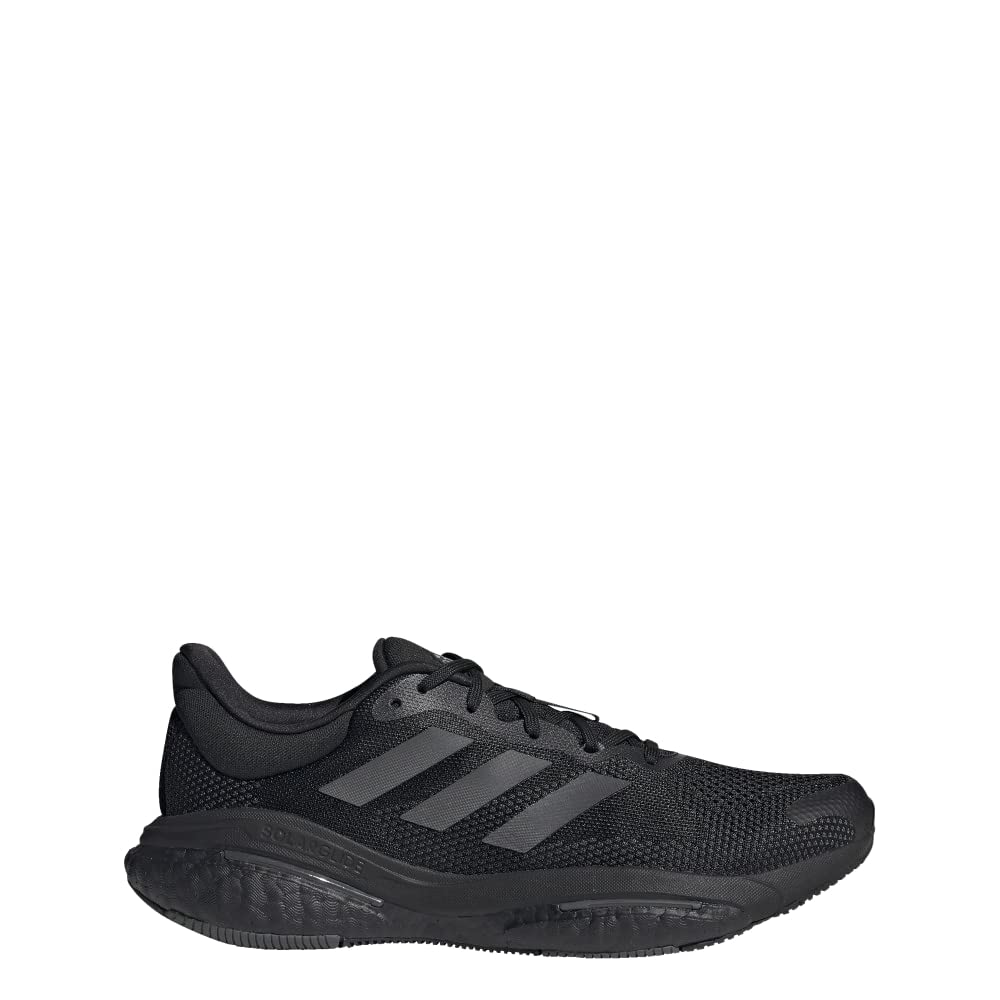 SIZE: 38 - adidas SolarGlide 5 Sneaker, Black/Grey/Carbon