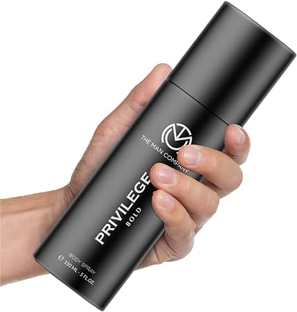 The Man Company Privilege Bold Deodorant For Men | Premium Fragrance Body Spray | Long-Lasting Smell | Perfect Deo For Everyday Use | Gift For Him - 150Ml