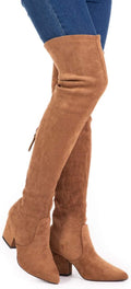 SIZE: 41 - N.N.G Women Over the Knee Boots Suede Thigh High