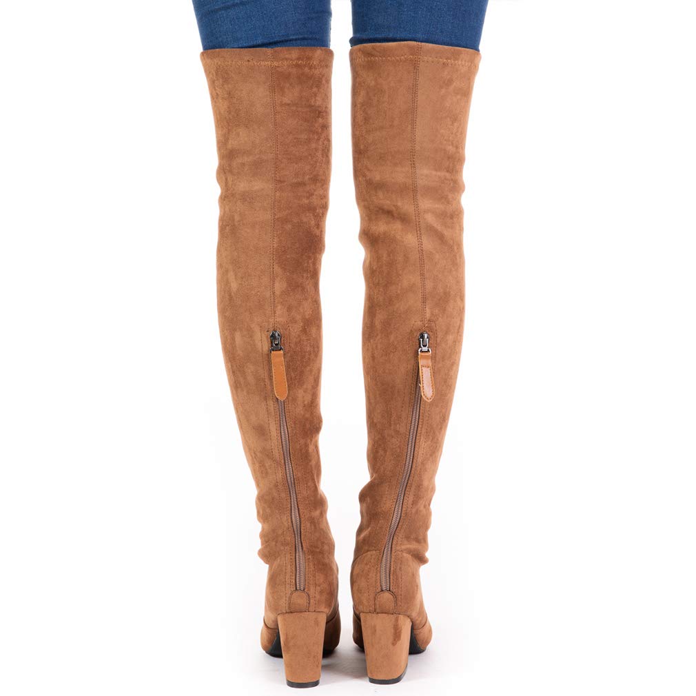 SIZE: 41 - N.N.G Women Over the Knee Boots Suede Thigh High