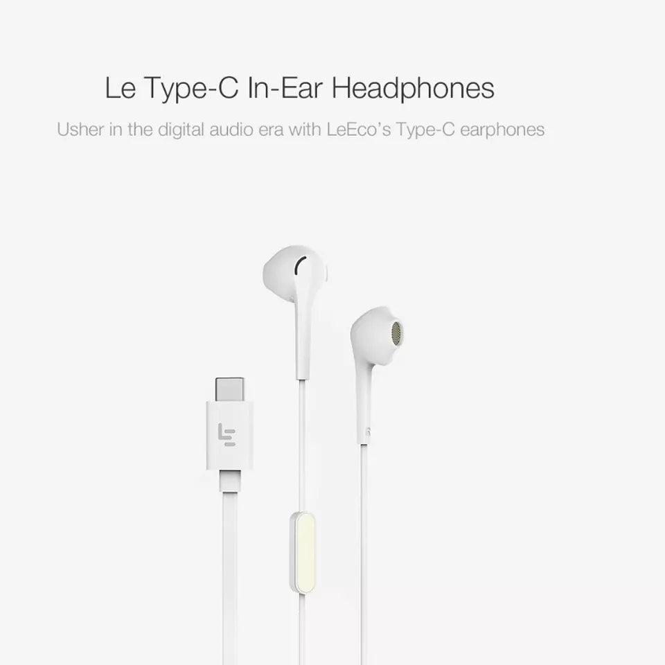 Letv USB-C Earphone for Huawei Samsung CDLA HiFi In-Ear Headset