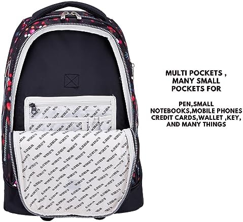 WIRES Trolley School Bag 3 PCS set All in One 2 BIG WHEEL Rolling Bag Incloude Pencil case and Lunch bag, Laptop Compartment, Anti theft Zipper (W24345)