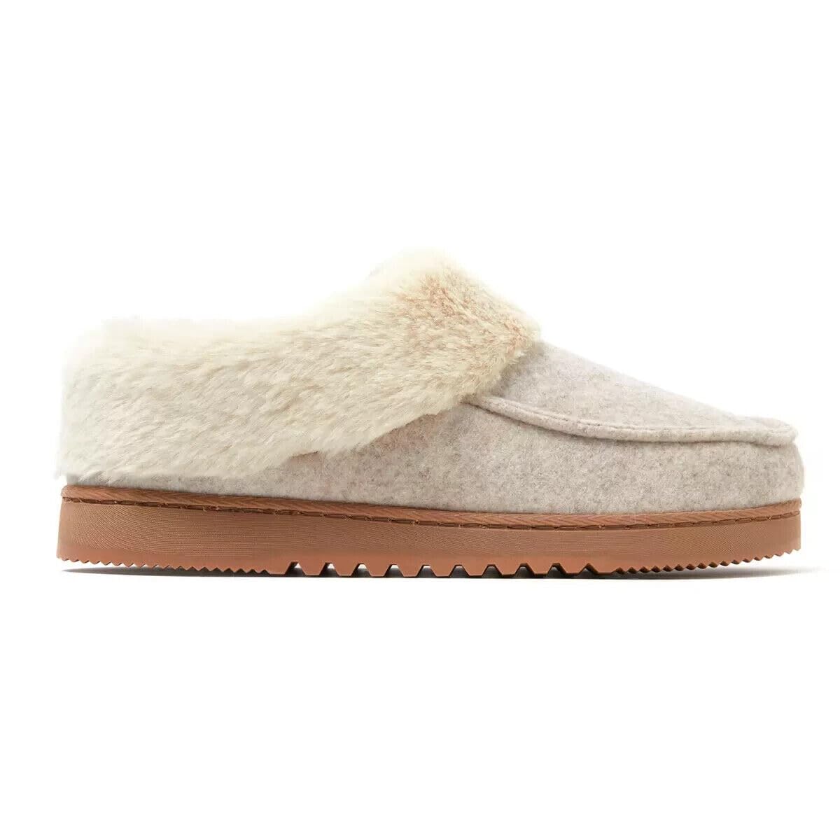 Size: 36 - Dearfoams Women's Memory Foam Insole Slippers