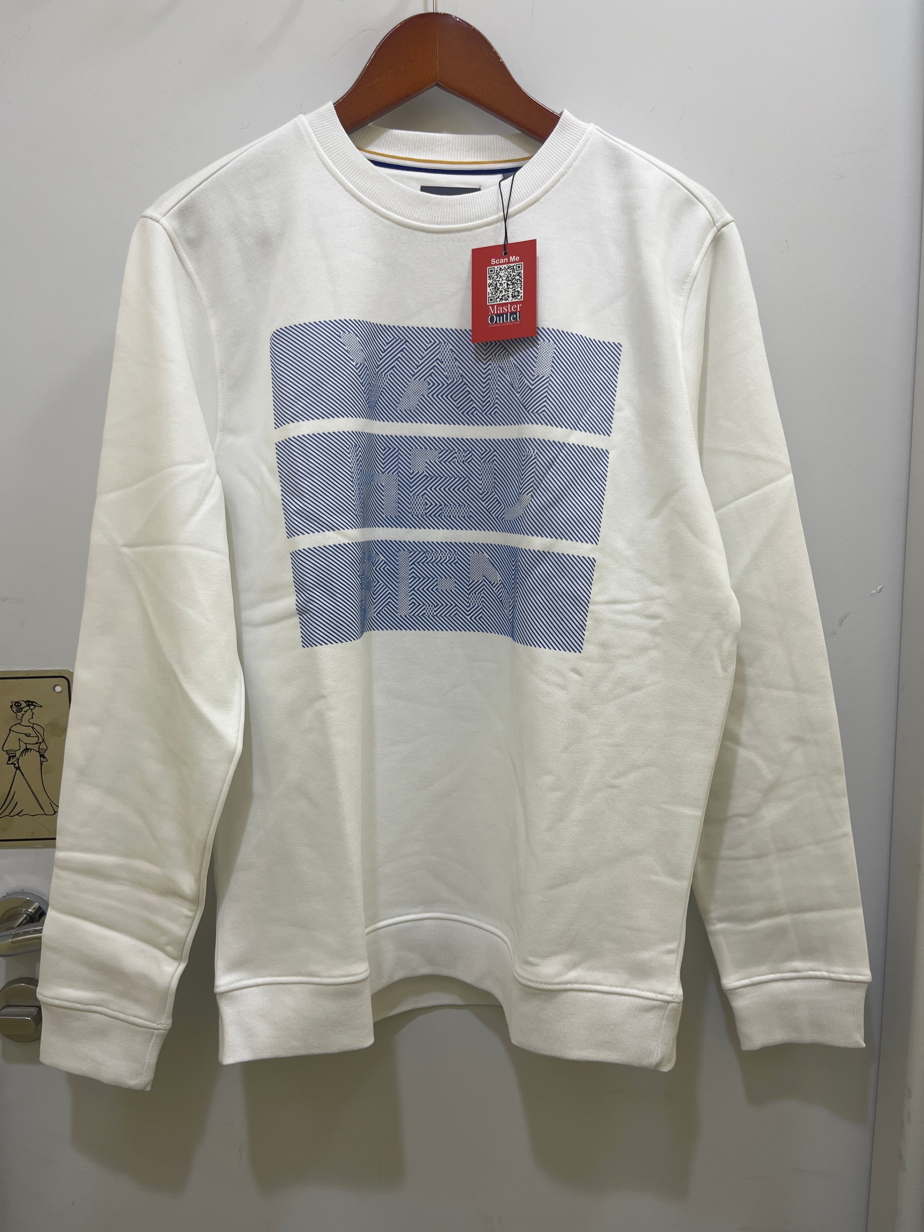 Van huesan Graphic White SweatShirt