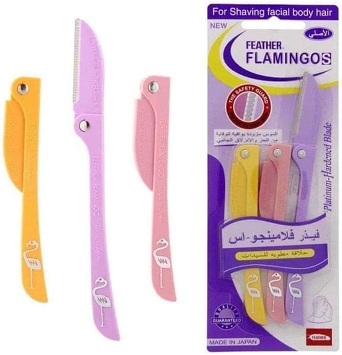 Feather Flamingos Platinum Hardened Blade For Women