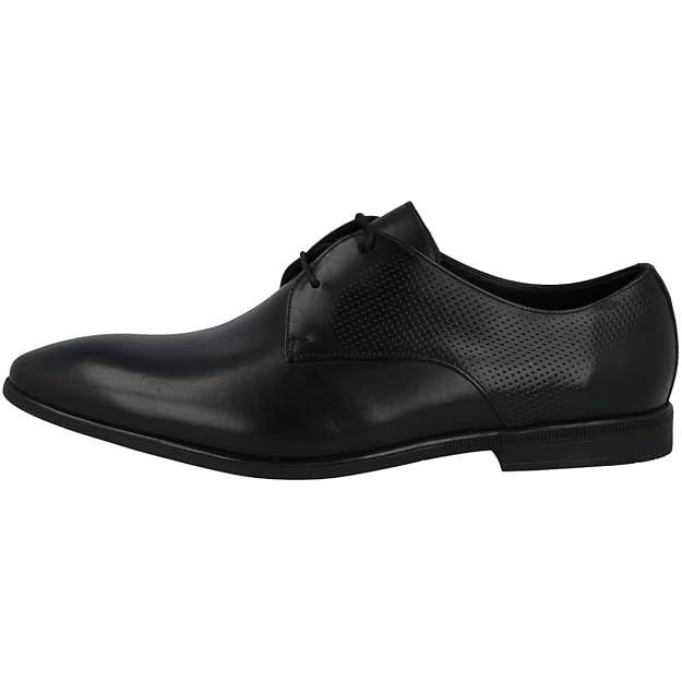 Clarks Men Bampton Walk Black Leather Formal Shoes