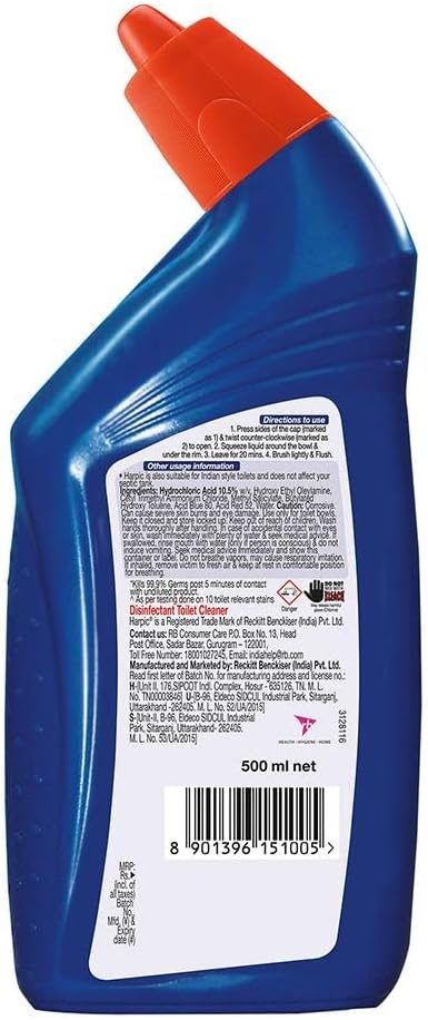 Harpic 10X Max Clean Power Plus Toilet Cleaner - Original - 500ml