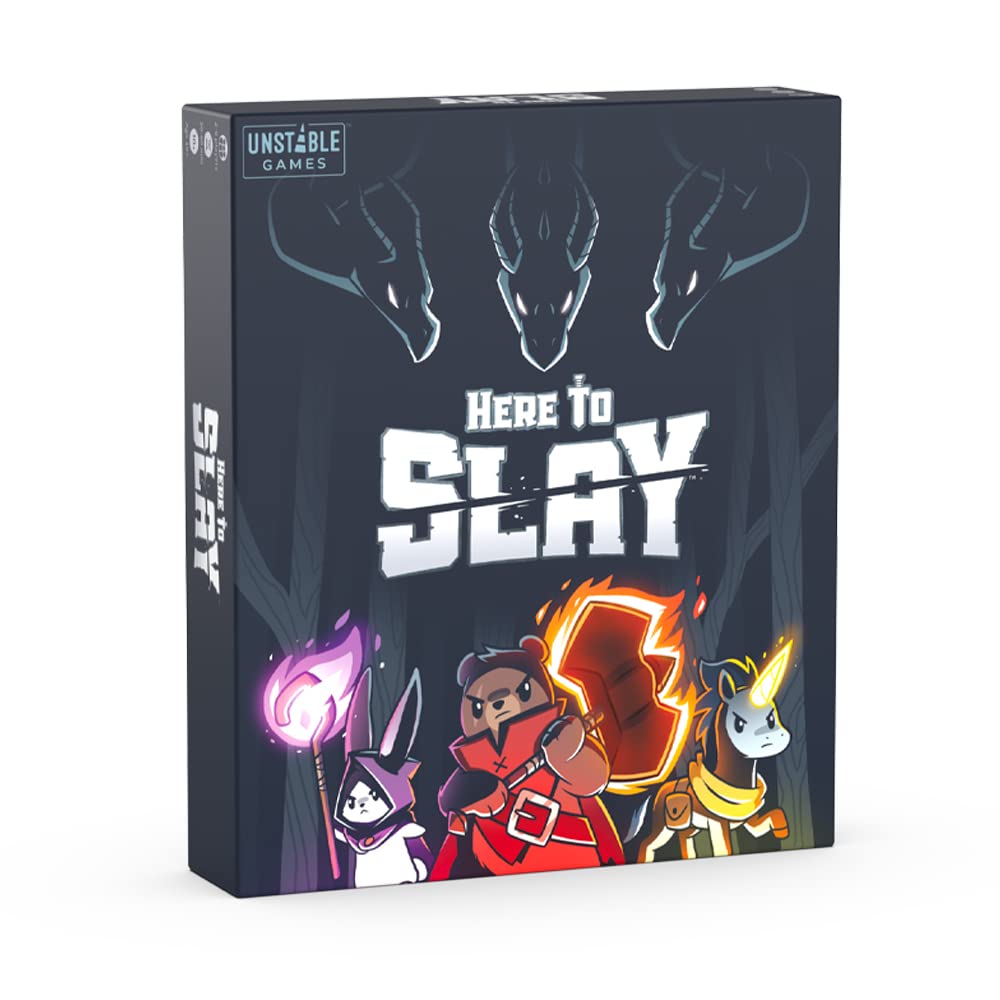 Unstable Games TeeTurtle Ramy Badie Here to Slay Board Black, One Size