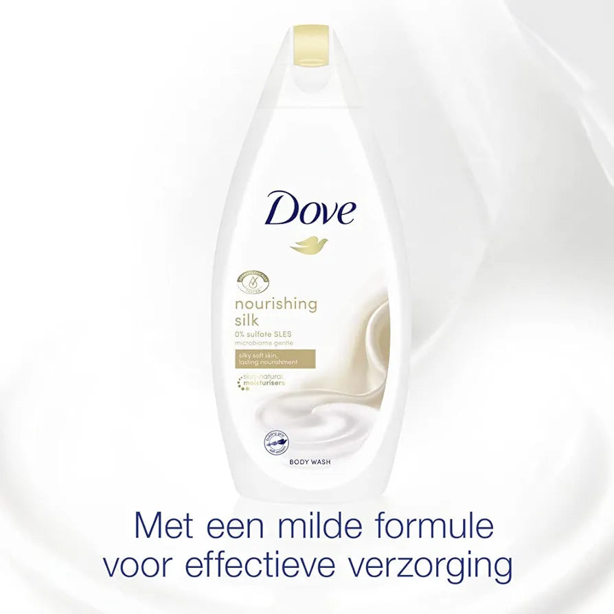 Dove Silk Glow Nourishing Body Wash 500 Ml