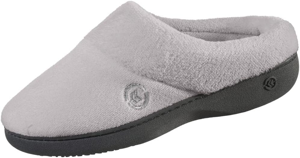 isotoner Women's Classic Hoodback W Memory Foam Non-Slip, Machine Washable