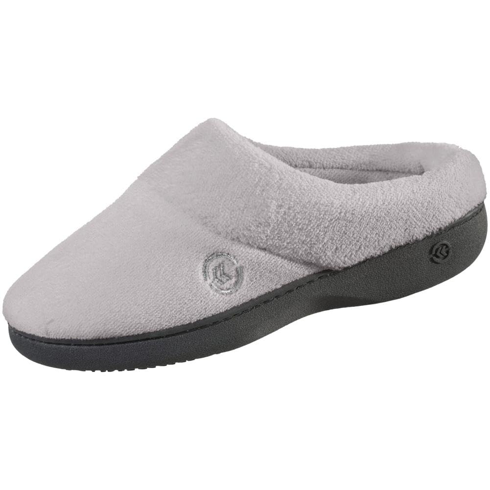 isotoner Women's Classic Hoodback W Memory Foam Non-Slip, Machine Washable