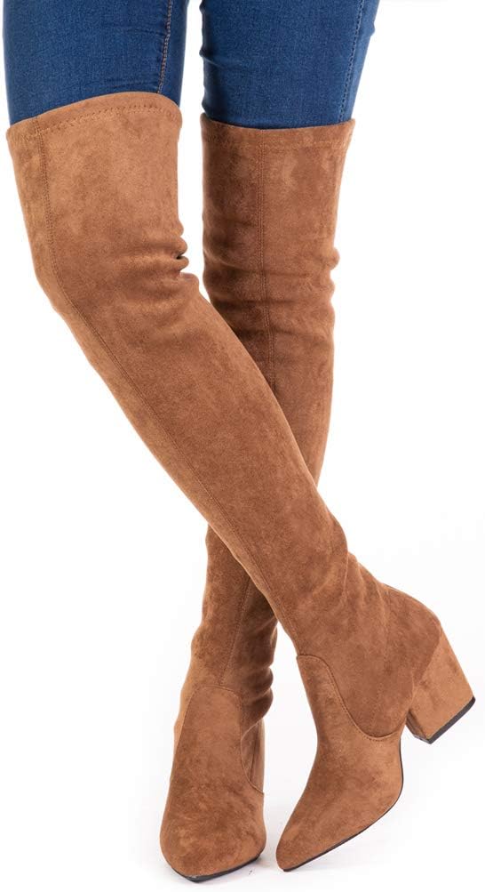 SIZE: 41 - N.N.G Women Over the Knee Boots Suede Thigh High