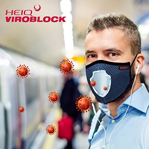 Lee Cooper Cotton Face Masks with HeiQ HyProTecht Filter and Minimum Fogging for Glasses Wearers