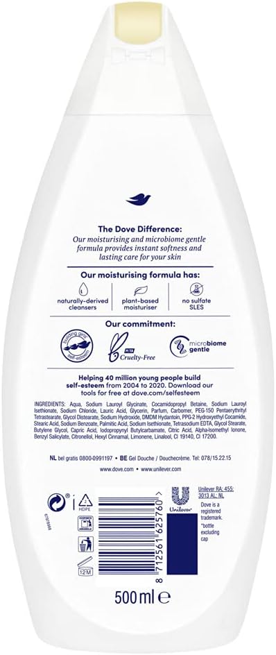 Dove Silk Glow Nourishing Body Wash 500 Ml