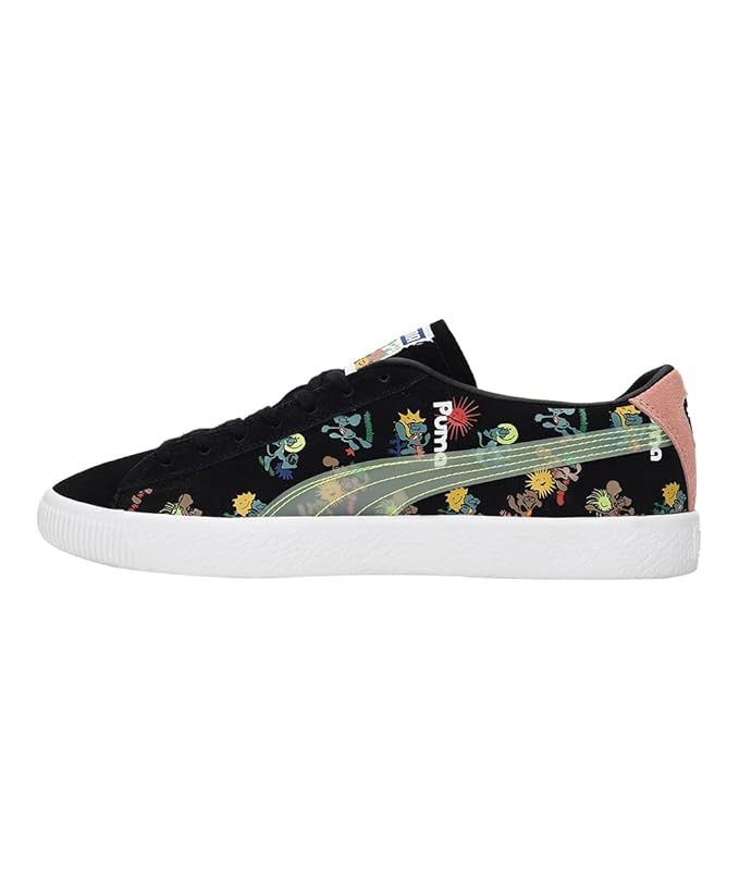 PUMA Unisex Suede VTG AP Closed Shoe Black - (384253-01)