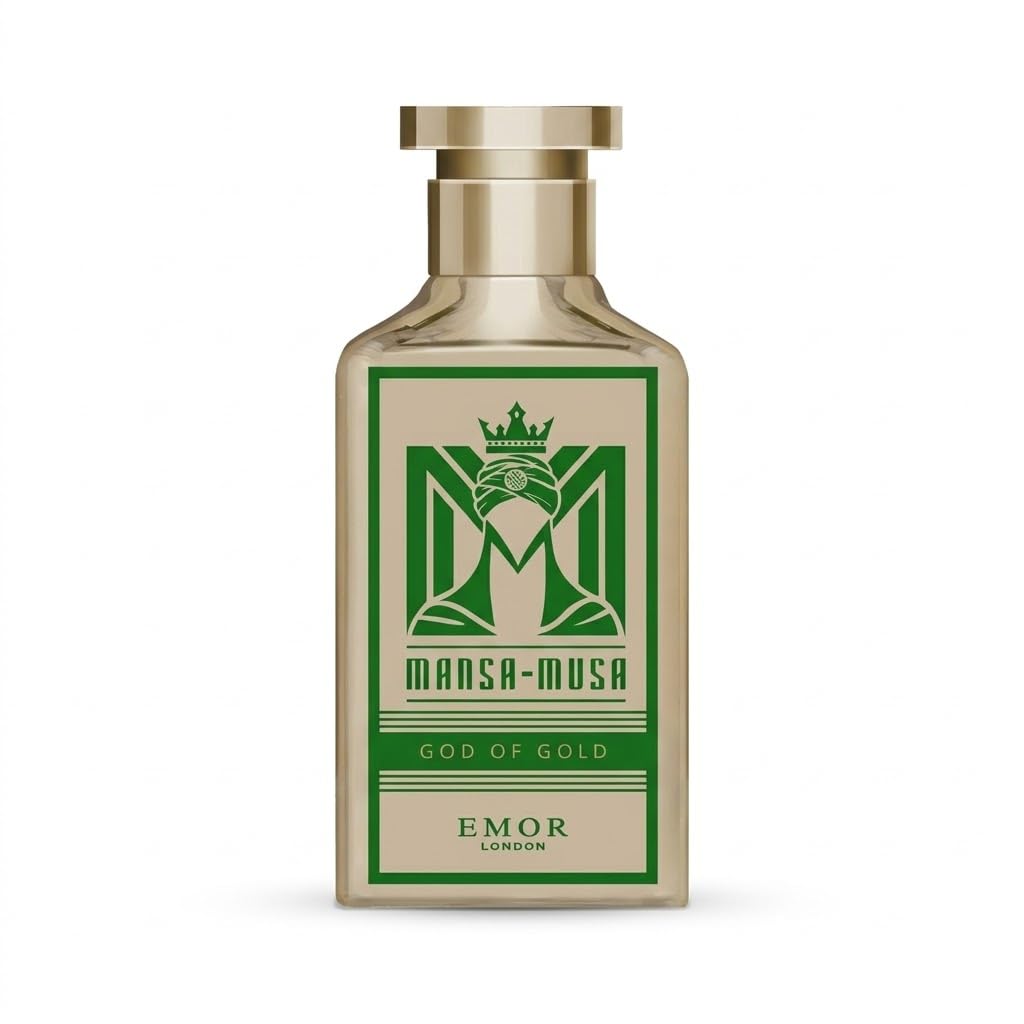 Mansa Musa God Of Gold Eau De Parfum 100ml Long Lasting Oud Amber Unisex Perfume