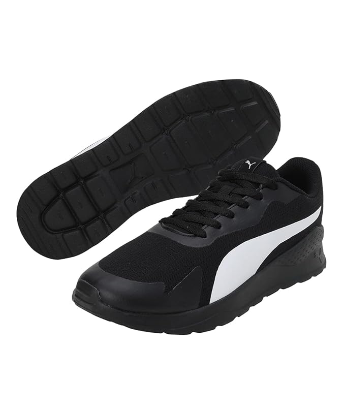 PUMA Mens Trafford Black-White Sneaker - (39182901)