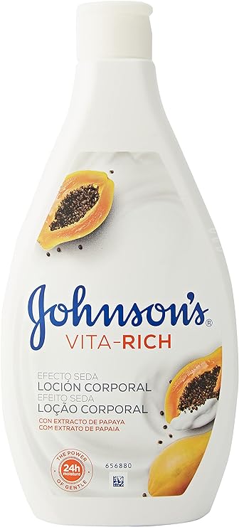 Johnson's Vita Rich Efecto Seda Papaya Body Lotion 400 ml