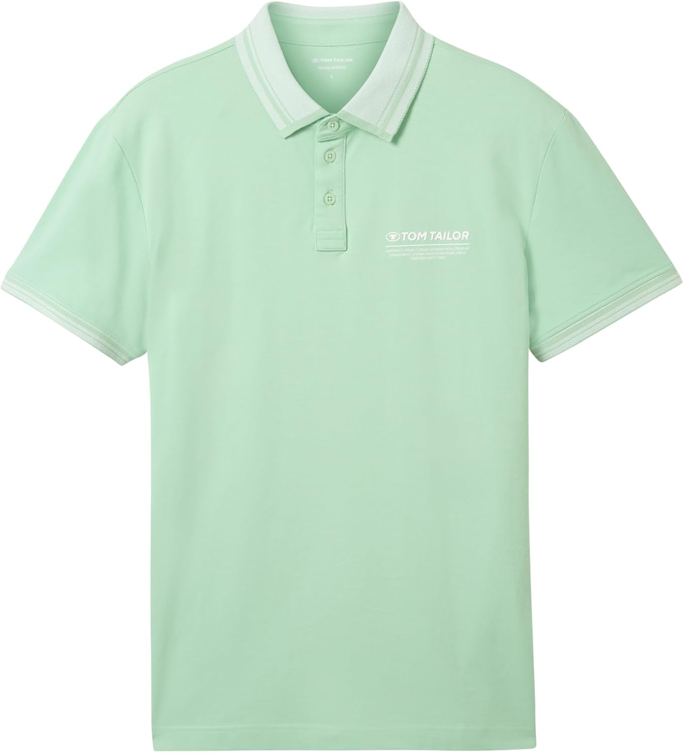 TOM TAILOR MIT LOGO - Polo shirt - paradise mint