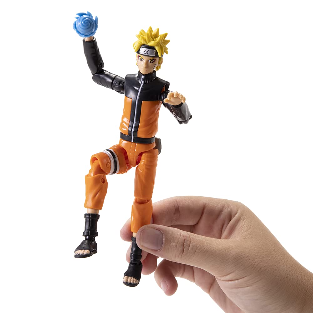 BANDAI Anime Heroes Naruto Action Figure Naruto Uzumaki | 17cm Naruto Figure Naruto Uzumaki Figure With Extra Hands And Accessories | Naruto Shippuden Anime Figure Action Figures For Boys And Girls