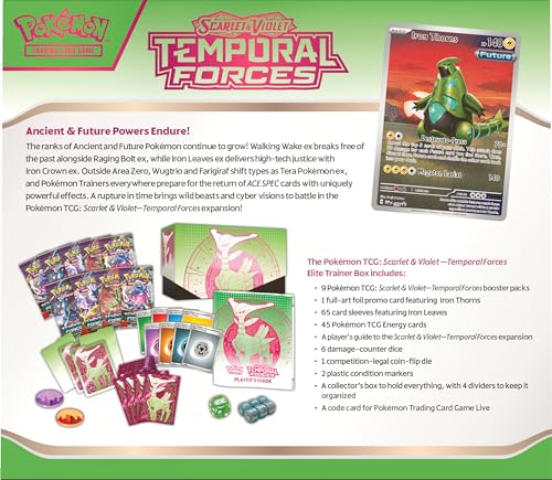 مختوم - بوكيمون TCG: سكارليت وفايوليت - صندوق تدريب النخبة للقوى الزمنية