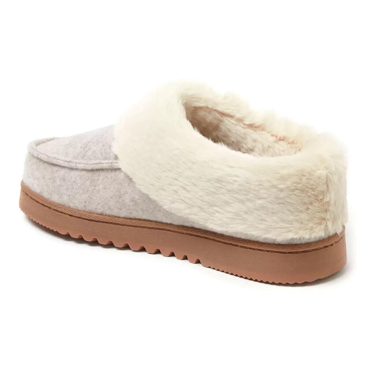 Size: 36 - Dearfoams Women's Memory Foam Insole Slippers