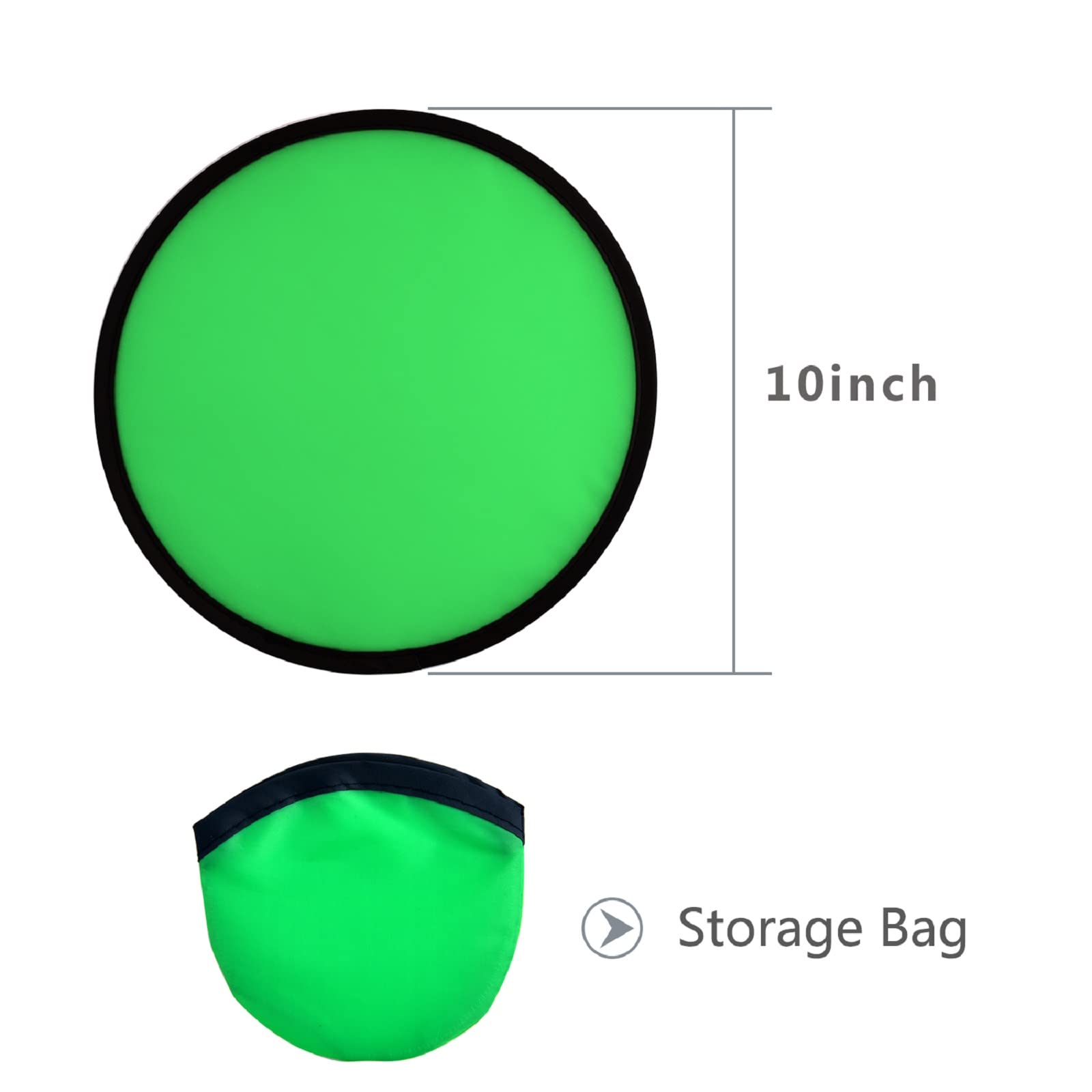 Mototo 30 Pieces Foldable Flying Disc Fans with Bag Folding Pocket Toy Set for Kids Fun Birthday Party Favors Summer Outdoor Activity Game Halloween Christmas, 5 Colors (10 inches)