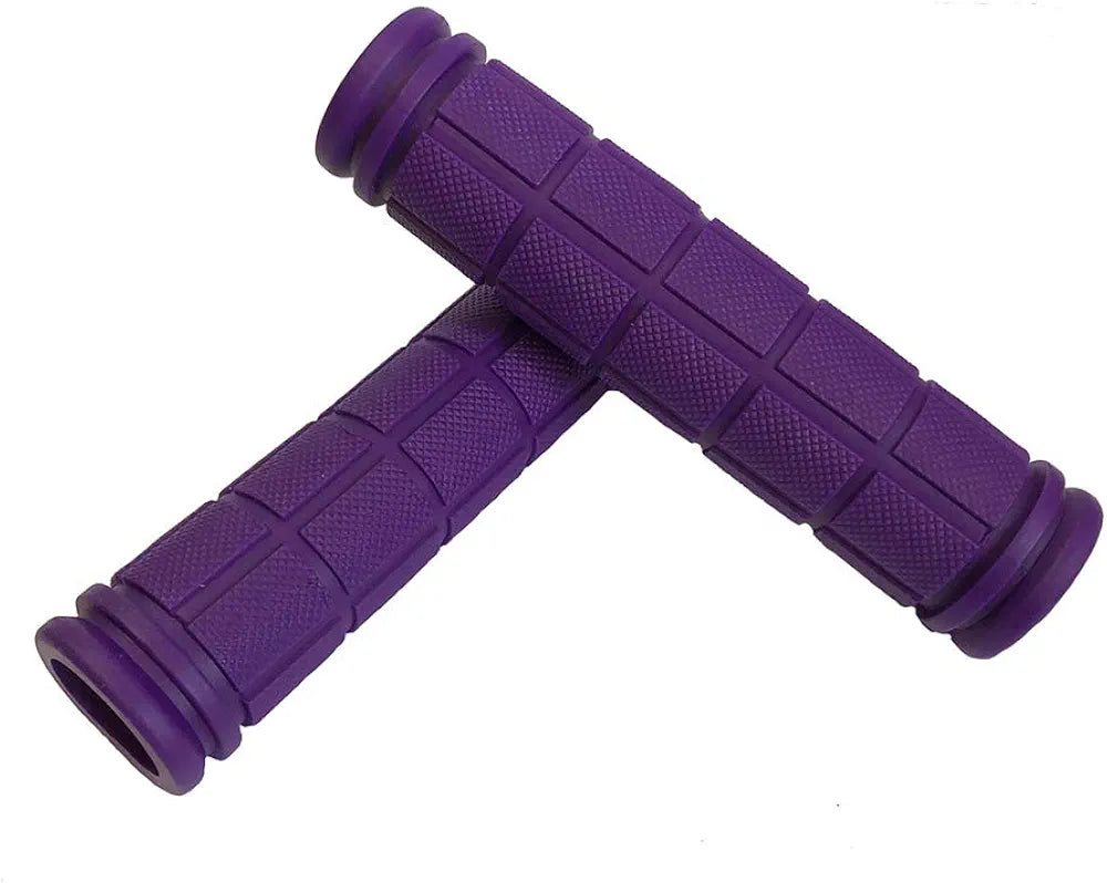 ABSOAR Bicycle Handlebar Grips for Mountain Bike, Bicycle, Scooter, Non-Slip Rubber Handlebar Grips Purple