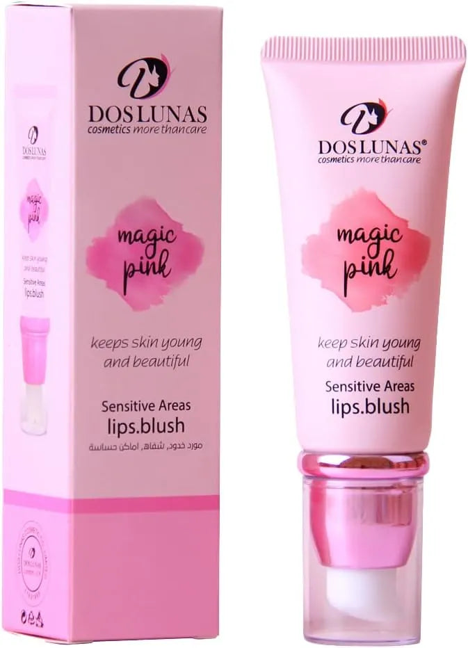 Dos Lunas Magic Pink Tinted Cheeks, Lips, and Sensitive Area 40 g