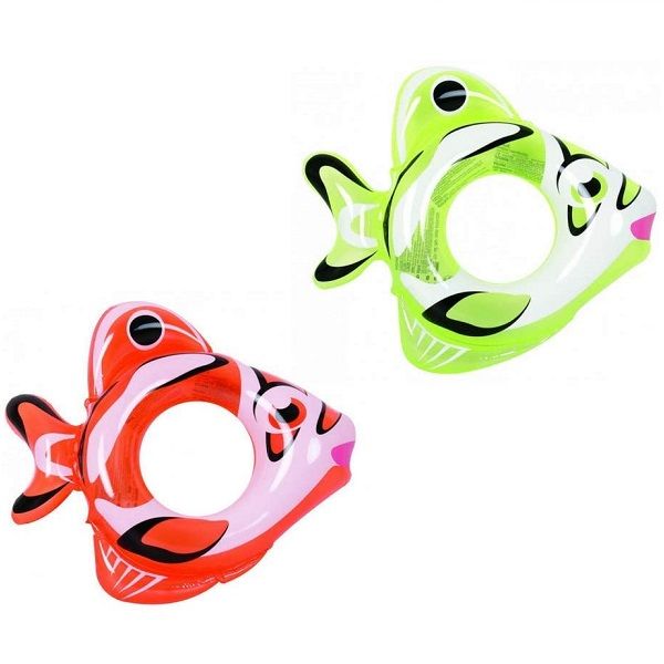 Jilong Fish Inflatable Swim Ring – 79 x 86 cm Pool Float for Kids