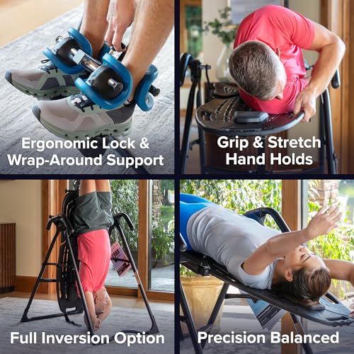 Teeter EP-560 Ltd. Inversion Table for Back Pain, FDA-Registered, UL Safety-Certified, 300 lb Capacity