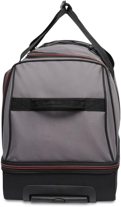 Sonada Rolling Duffel Bag 30 Inch 2 Wheel Protégé Collection Telescoping Handle, Multiple Compartments Trolley