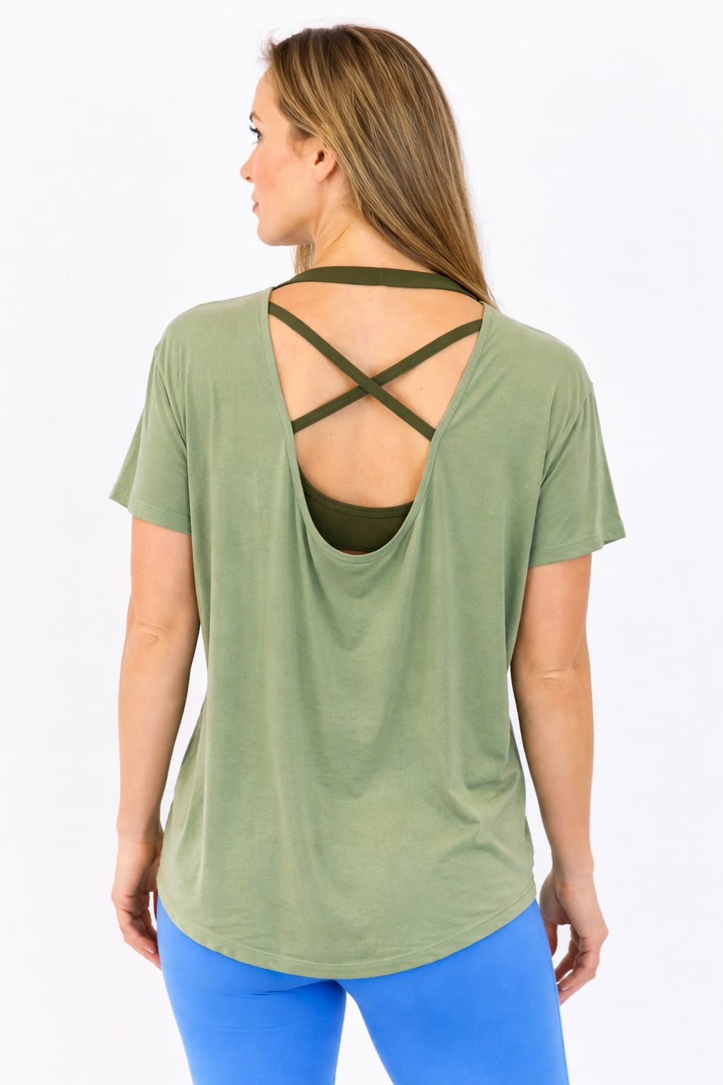 FILA WOMEN FI-LUX SHORT SLEEVE TOP GREEN FW11A741