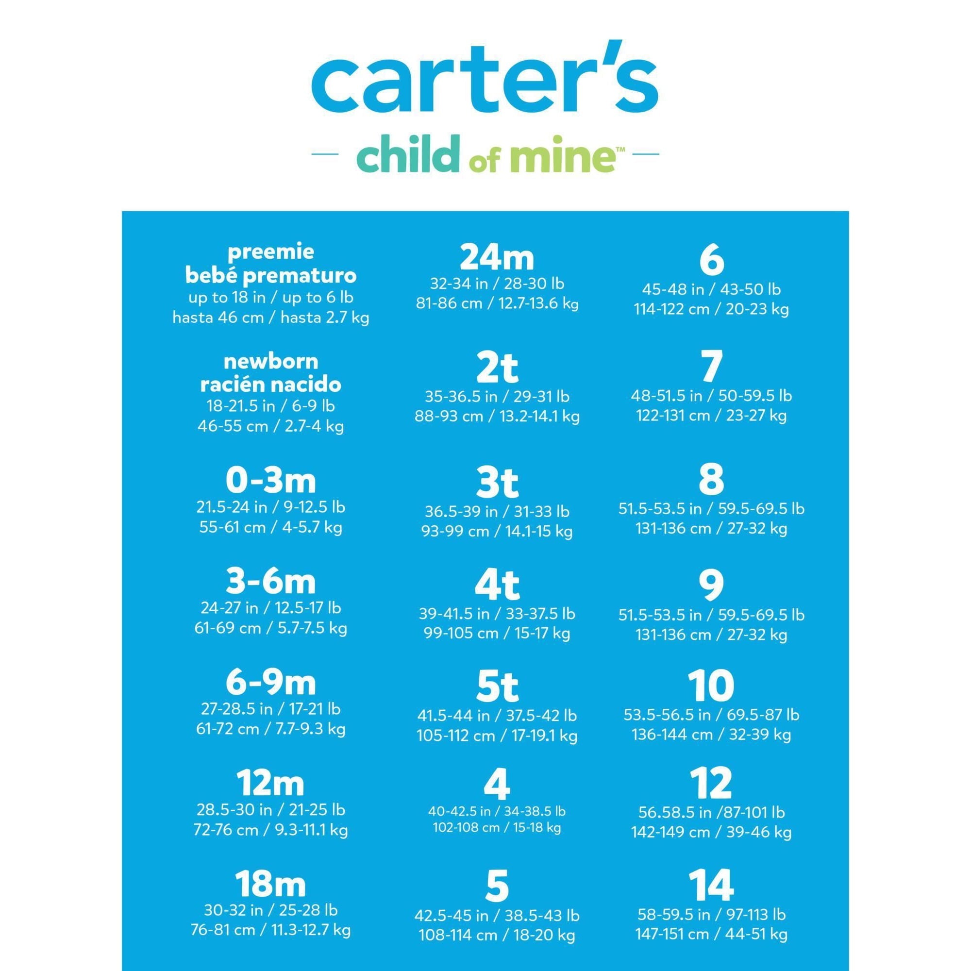 SIZE: 12M - Carter's Child of Mine Baby Boy Pants, 2-Pack, Sizes Preemie-12 Months